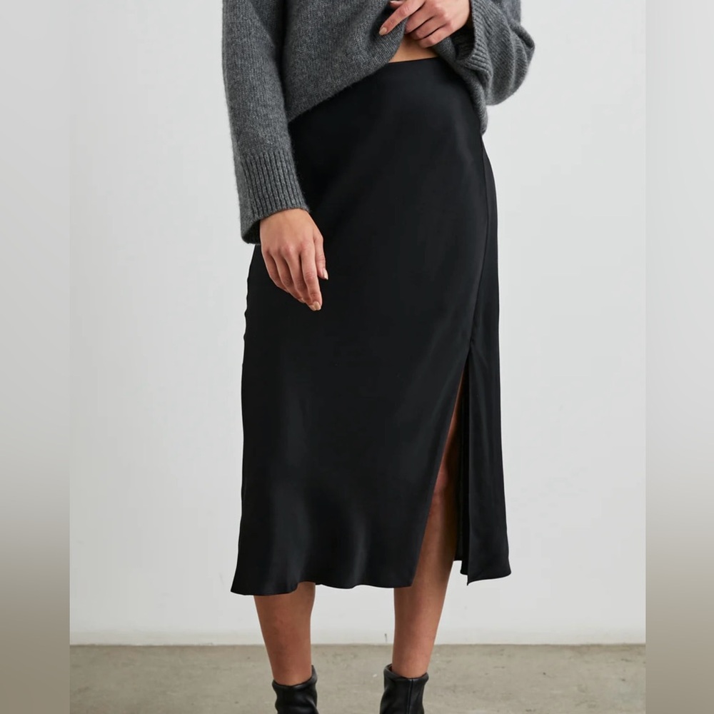 Rails Satin Maya Skirt  - Black - Small